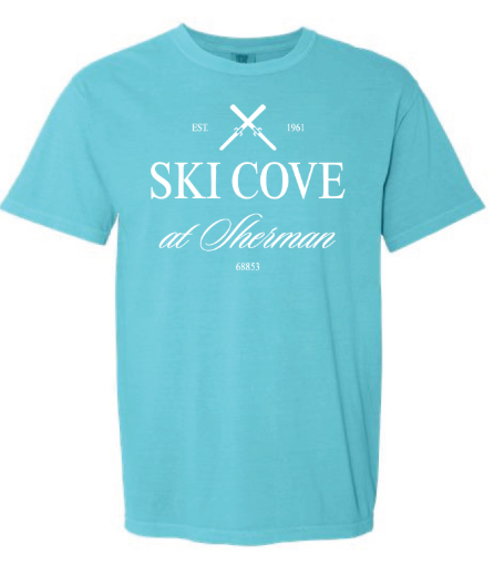 Sherman Ski Cove Aqua Tee