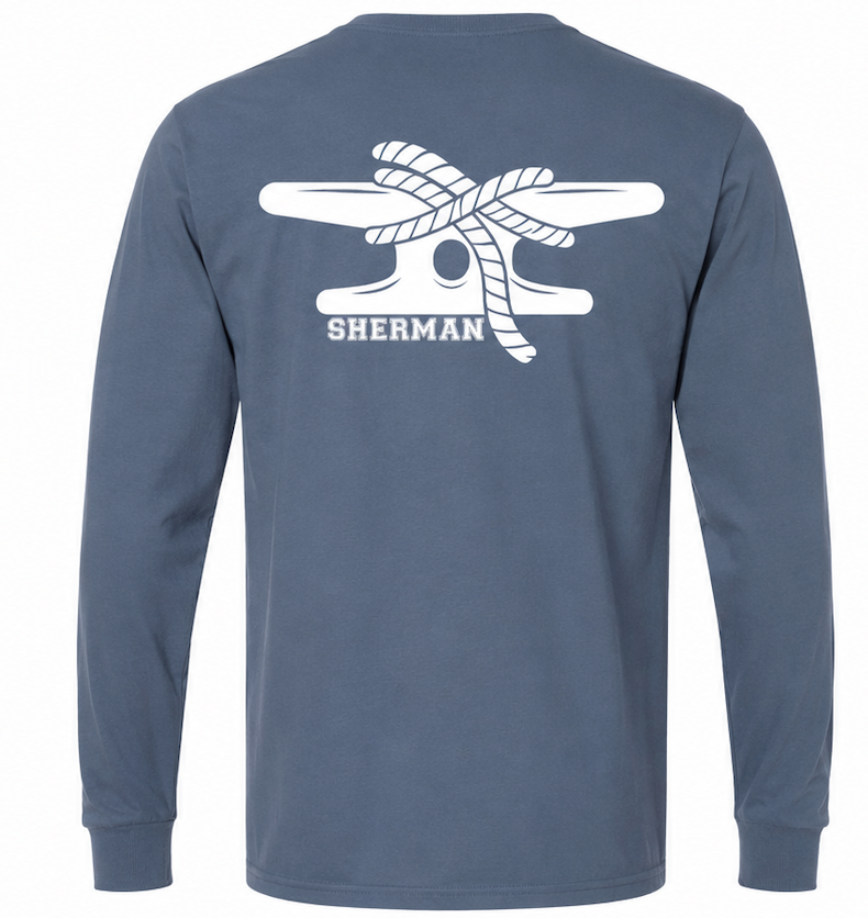 Sherman Boat Cleat Blue Jean Tee