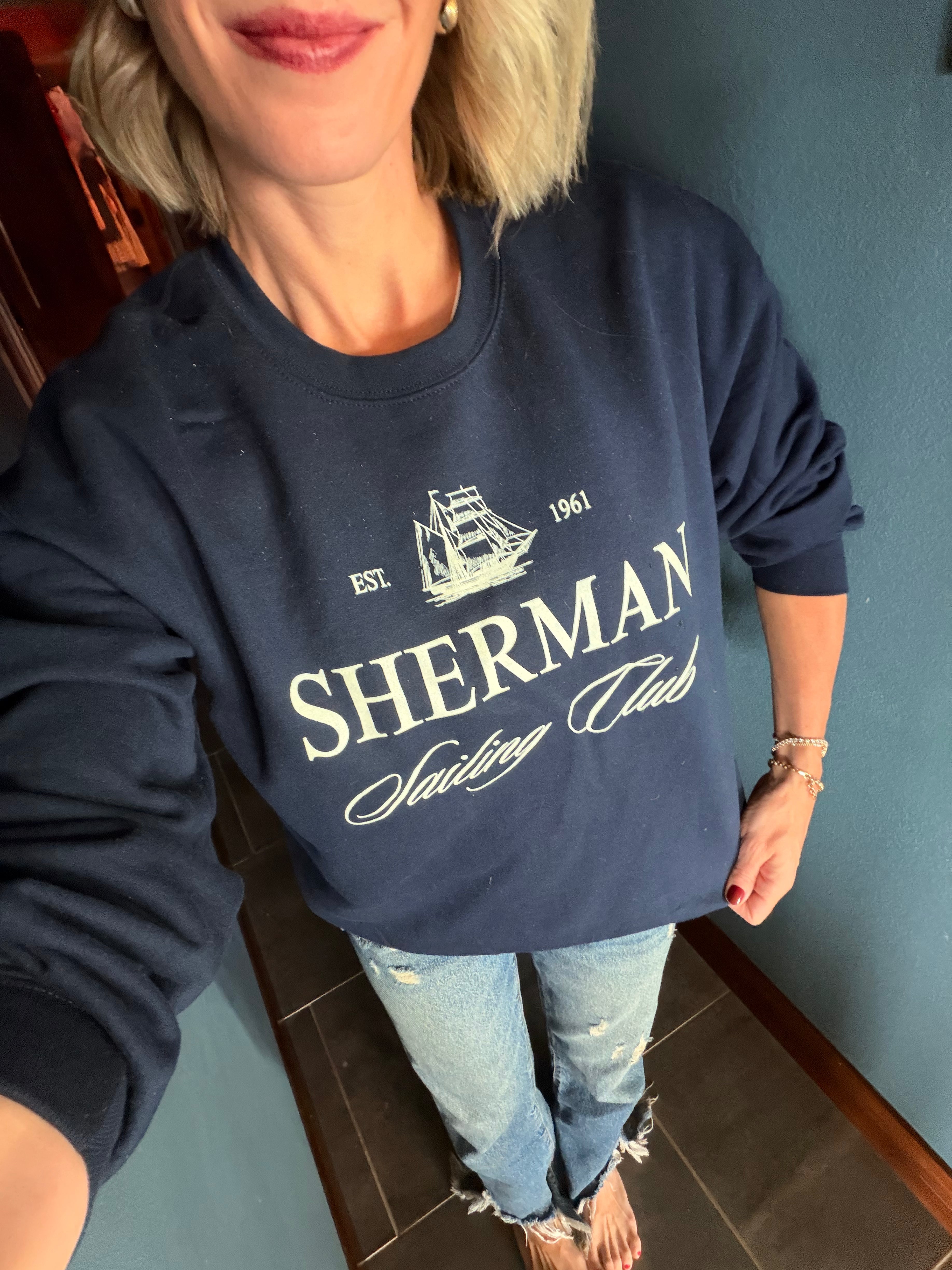 Sherman Sailing Club Crewneck