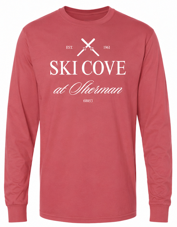 Sherman Ski Cove Red Tee