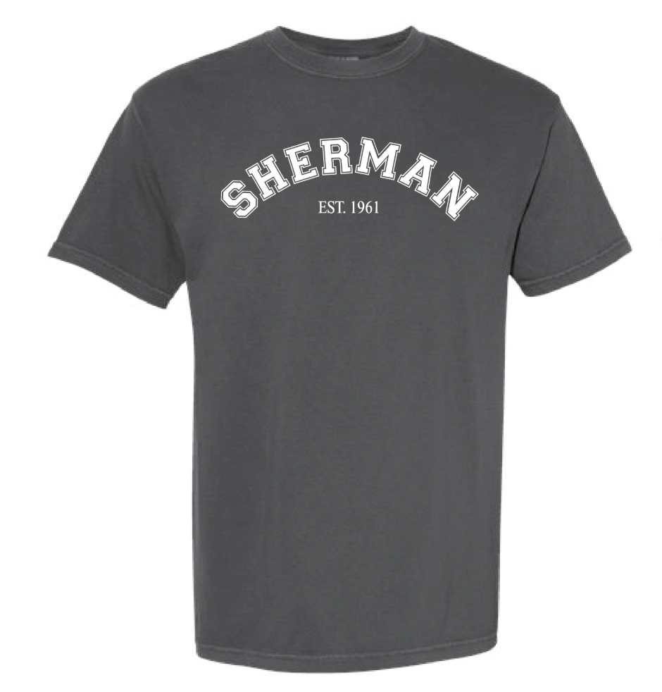Grey Sherman Collegiate Shirt