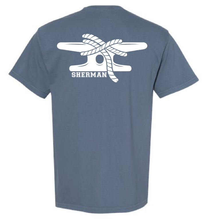 Sherman Boat Cleat Blue Jean Tee