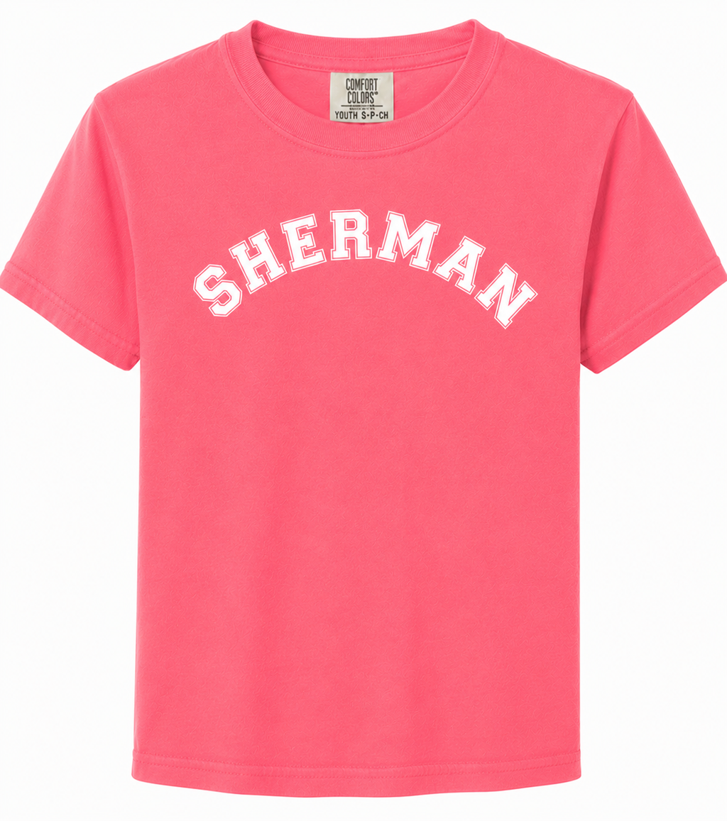 Youth Sherman Tee Pink